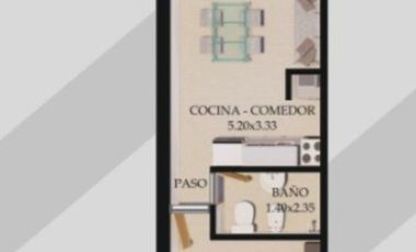 VENTA DEPARTAMENTO 1 DORMITORIO - NEXO II