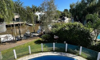 ALQUILER CASA lote AL AGUA, PILETA,  AMARRA TIGRE