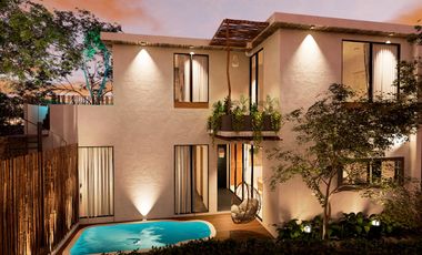 Villa en Tulum Country Club con Alberca privada y Campo de Golf, alta plusvalia Ideal para Vivir