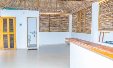 VENDO CABAÑA Y LOTE EN PLAYAS SAN BERNARDO DEL VIENTO