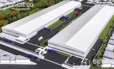 Deposito en alquiler de 3162 m2 con 4 dock predio con seguridad - Garin, Escobar