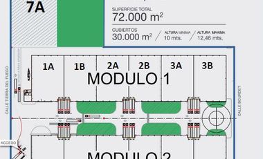 Deposito en alquiler de 3162 m2 con 4 dock predio con seguridad - Garin, Escobar