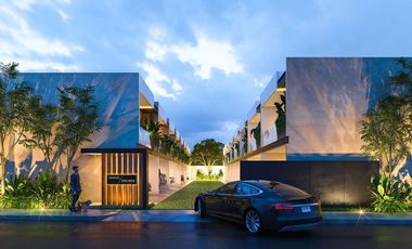 EN VENTA LUXURY CASA TOWN HOUSE, CHOLUL, YUCATÁN.