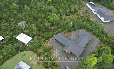 Casa en parcela entre bosques y ríos, sector Colonia Tres Puentes