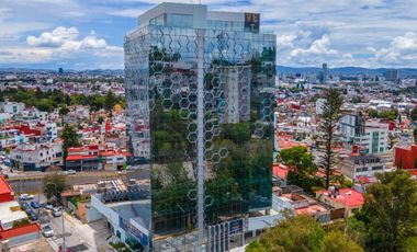 Oficina en renta 89 m2, Torre Albertina, Col la Paz, Puebla