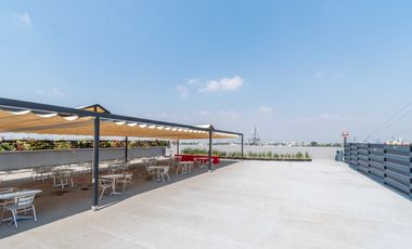 Oficinas en renta Azafrán, col. Granjas México (N)