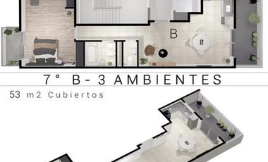 Departamento 2 amb. - Villa Urquiza