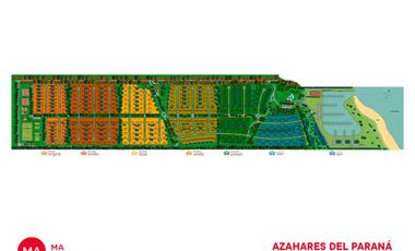 Terreno 874 M2-Azahares Del Paraná-Fighiera | Venta