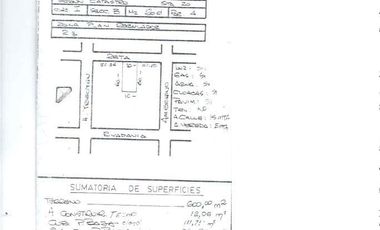 Venta Terreno Uso Residencial de 600m2 en Monte Grande