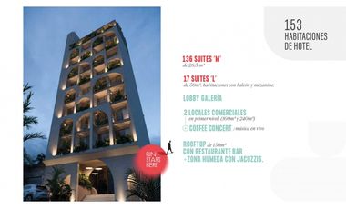 Venta de Suite M Hotel en Proyecto El Poblado