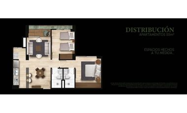 SE VENDE APARTAMENTO EN LA CEJA CESIÓN DE DERECHOS PROYECTO NATURA REA