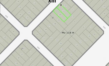 terreno parque calle 60 entre 173 y 175