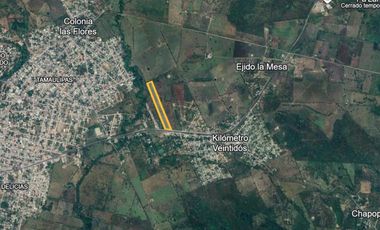 Terreno en Chinampa de Gorostiza