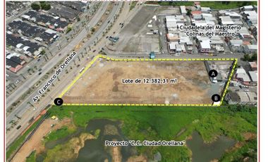 AV FRANCISCO ORELLANA se vende terreno comercial 12000 m2