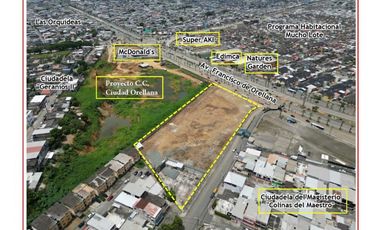 AV FRANCISCO ORELLANA se vende terreno comercial 12000 m2