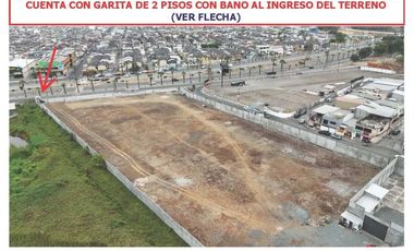 AV FRANCISCO ORELLANA se vende terreno comercial 12000 m2