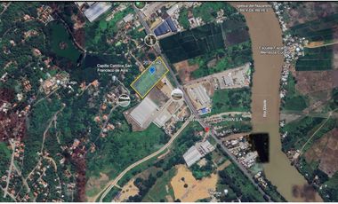 VIA GUAYAQUIL-DAULE KM 22, SE VENDE TERRENO INDUSTRIAL DE 20350 M2