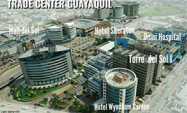 GUAYAQUIL TORRE SOL 2 SECTOR MALL DEL SOL ALQUILO SUITE AMOBLADA