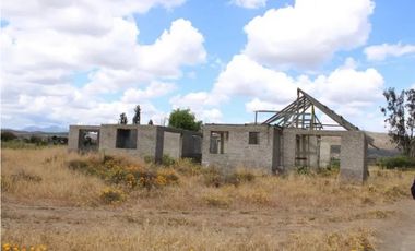 Venta Terreno con Casa en Construcción - Ruaten Bajo, Quillota