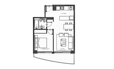 Venta Departamento 2 ambientes C/Cochera Full Amenities Olivos
