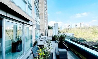 Departamento  Garden con super terraza en venta en La Loma Santa Fe