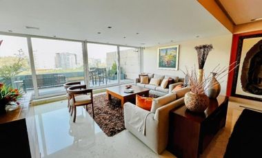 Departamento  Garden con super terraza en venta en La Loma Santa Fe