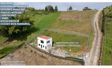 FINQUITA CAMPESTRE CON ESCRITURAS EN PROINDIVISO EN MARINILLA