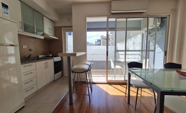 Expensas incluidas! 2 ambientes amoblados en palermo con balcón y lavarropas en alquiler