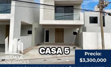 CASAS NUEVAS EN VENTA, DE 3 RECAMARAS EN COL. AMPLIACION NACIONAL