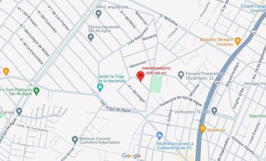 Departamento en  Hda Ojo de  Agua sup. 120 m2 planta baja  con Alberca