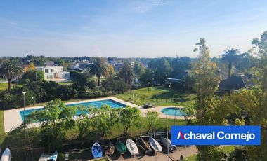 APTO CREDITO | Monoambiente con vista al agua central. Barrio Portezuelo