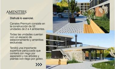 VENTA DPTO 2 DORMITORIOS PLOTTIER-CANALES PREMIUM