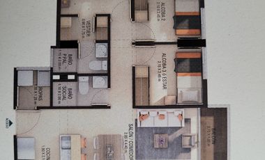 ARRIENDO APTO ALCARAVANEZ MARINILLA