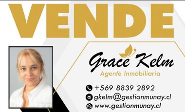 Grace Kelm Vende parcela de 5000m2 C/ casa REGULARIZADA y pozo de agua, amoblada en condo SEGURO Y BELLA VISTA