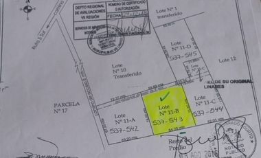 Grace Kelm Vende Parcela Plana con luz a minutos de rut 5 Sur en Linares