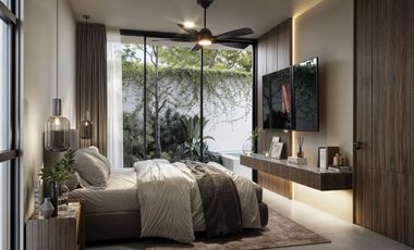 Hermosa casa de 3 habitaciones al norte de Mérida