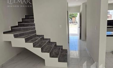 CASAS NUEVAS EN VENTA DE 2 Y 3 RECAMARAS EN LA COL. LUNA LUNA