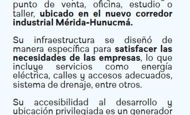 Venta Lote Industrial Comercial Logístico en Mérida
