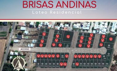 Vendemos lote en Brisas Andinas