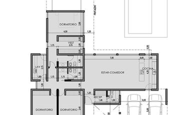Casa 3 dorm en pozo en venta Canales de plottier