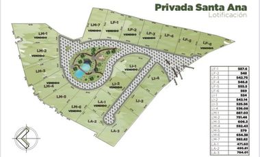Venta de Lotes Residenciales Campestres en Privada en Huasca
