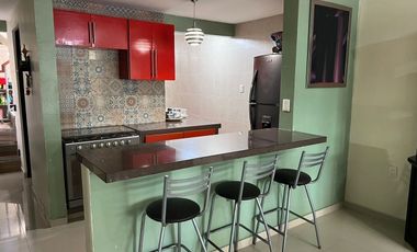 RENTA Casa amueblada con RECAMARA EN PLANTA BAJA en El Coyol, Veracruz.