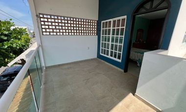 RENTA Casa amueblada con RECAMARA EN PLANTA BAJA en El Coyol, Veracruz.
