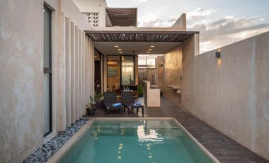 Casa en venta en la playa a 100 en San Benito, Yucatán