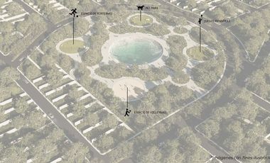 Terreno(377) en Venta en Horizontes, Tixkokob, Yucatán