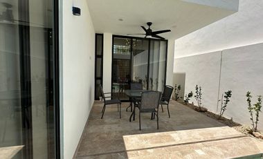 CASA EN RENTA MERIDA 1 PLANTA AMUEBLADA PRIVADA TAMORA CONKAL