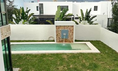 CASA EN VENTA MERIDA 4 RECÁMARAS Y ALBERCA