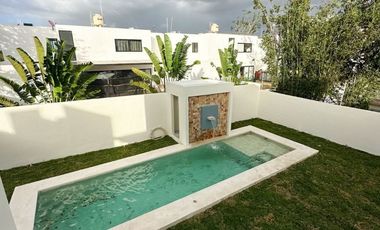 CASA EN VENTA MERIDA 4 RECÁMARAS Y ALBERCA
