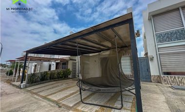 CASA AMOBLADA EN ALQUILER URB MARINA BAY, VA MANTA - JARAMIJO
