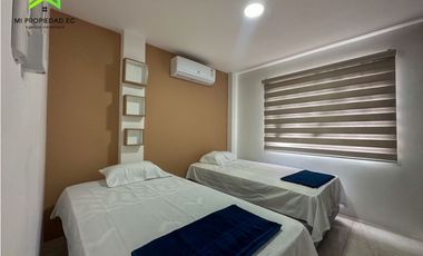 CASA AMOBLADA EN ALQUILER URB MARINA BAY, VA MANTA - JARAMIJO